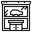 car showroom icon